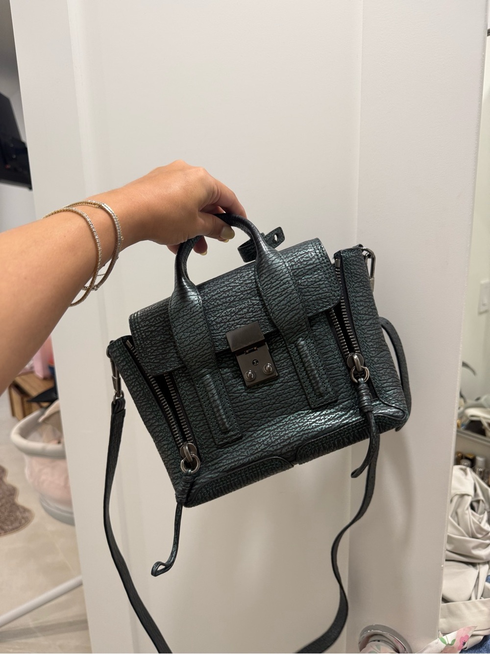 3.1 Phillip Lim Mini Pashli Satchel in Ivy